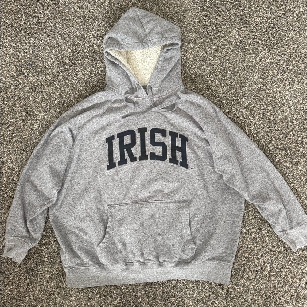 Gray Irish Hoodie for Men